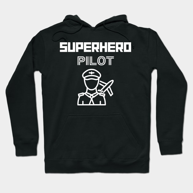 Superhero Pilot Hoodie by MyUniqueTee